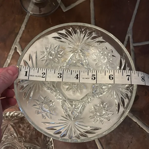 Anchor Hocking Star of David Candy Dish - Picture 8 of 8